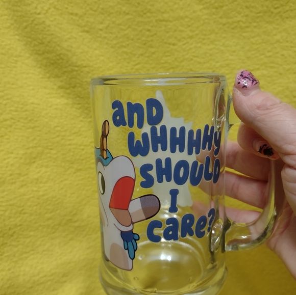 Unicorse bluey 16 oz beer mug - Picture 5 of 6